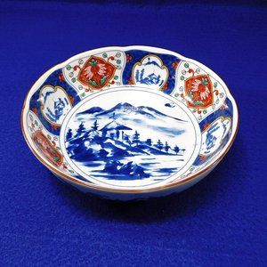 Vintage Chinoiserie Imari Bowl 6.25"
